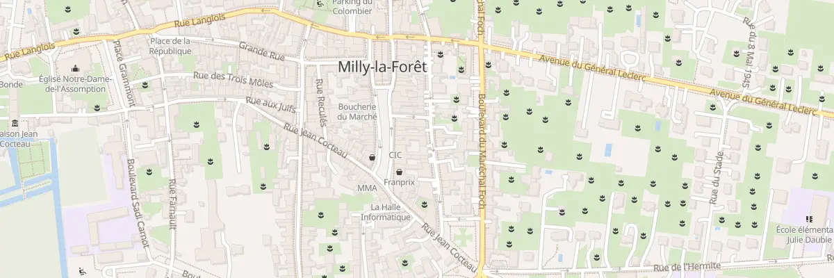 Plan du 32 Rue Charles Cochin à Milly-la-Forêt
