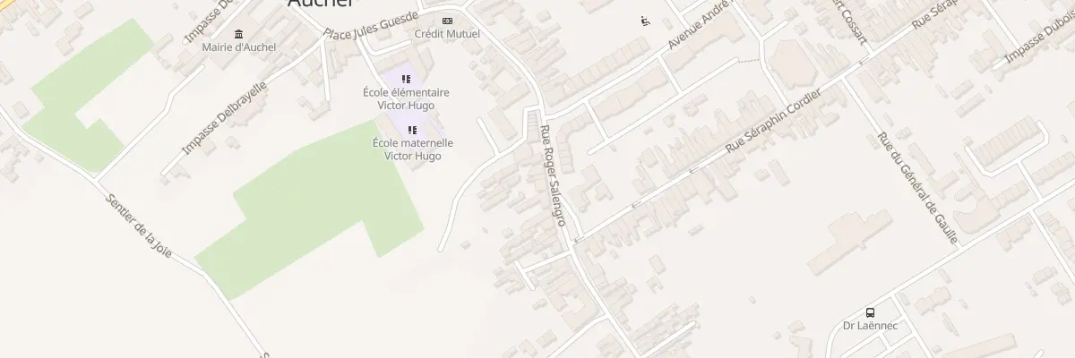 Plan du 46 Rue Roger Salengro à Auchel