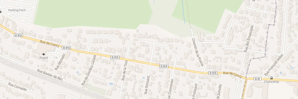 Plan du 6 Rue Ronsard à Montgeron
