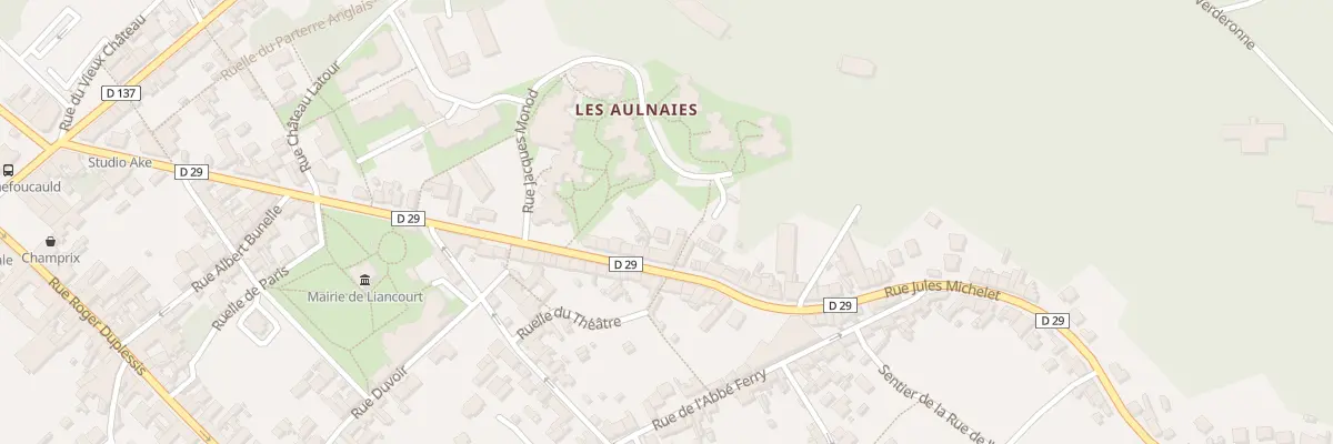 Plan du 411 Rue Jules Michelet à Liancourt