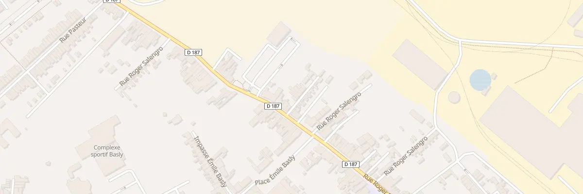 Plan du 21 Rue Roger Salengro à Isbergues
