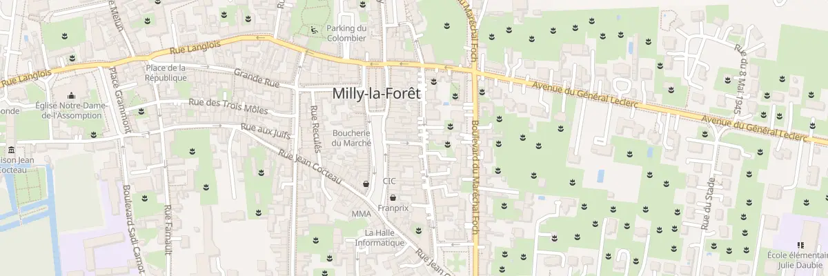 Plan du 3 Rue Pierre Houdin à Milly-la-Forêt