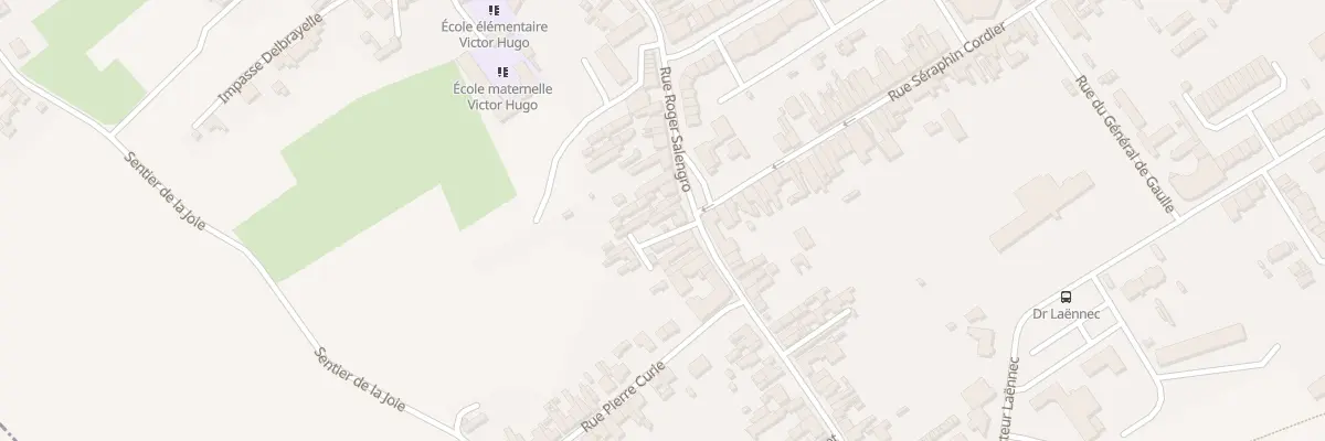 Plan du 58 Rue Roger Salengro à Auchel