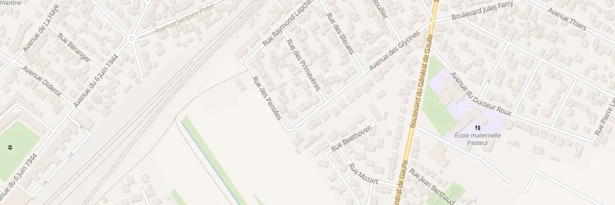 Plan du 7 Av des Glycines à Goussainville