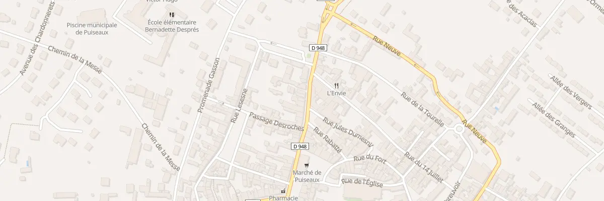 Plan du 39 Rue de Paris à Puiseaux