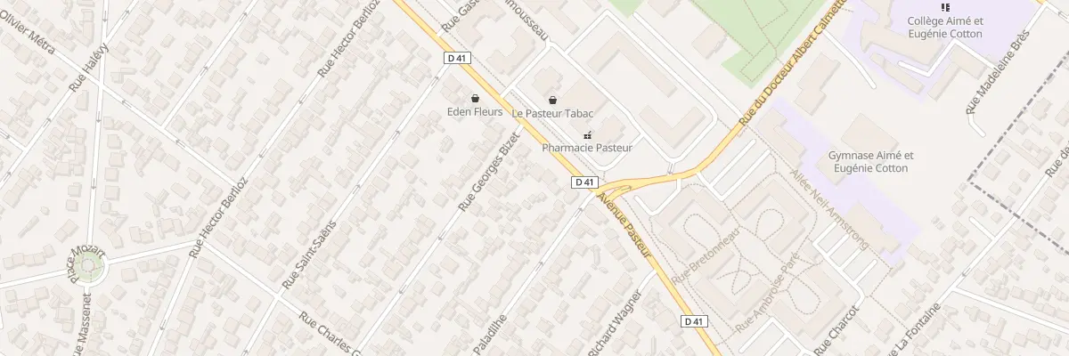 Plan du 141 Av Pasteur au Blanc-Mesnil
