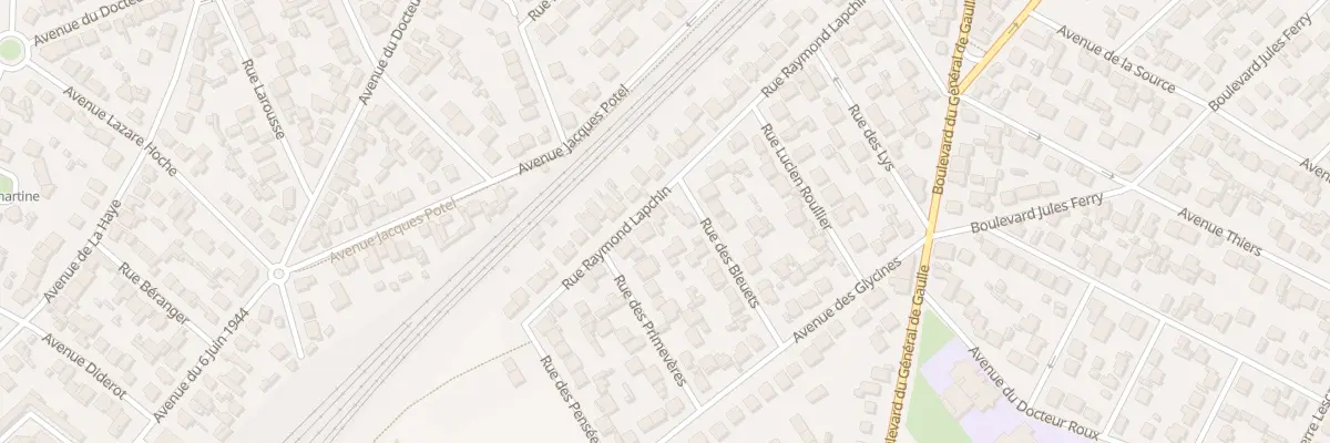Plan du 16 Rue Raymond Lapchin à Goussainville