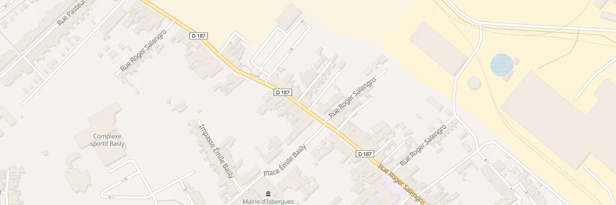 Plan du 43 Rue Roger Salengro à Isbergues