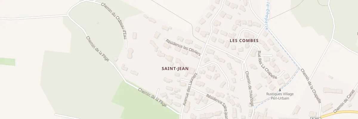 Plan du 14 Lot les Oliviers à Rustiques