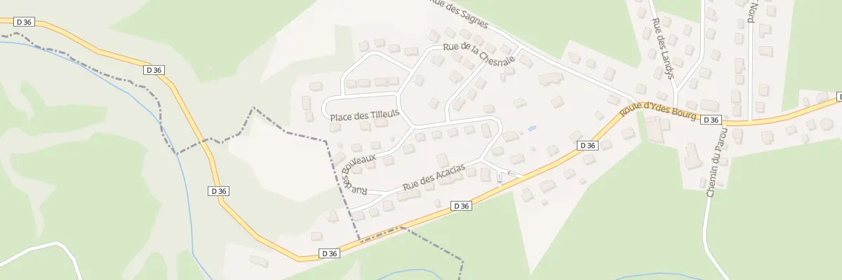 Plan du 11 Rue des Bouleaux à Saignes
