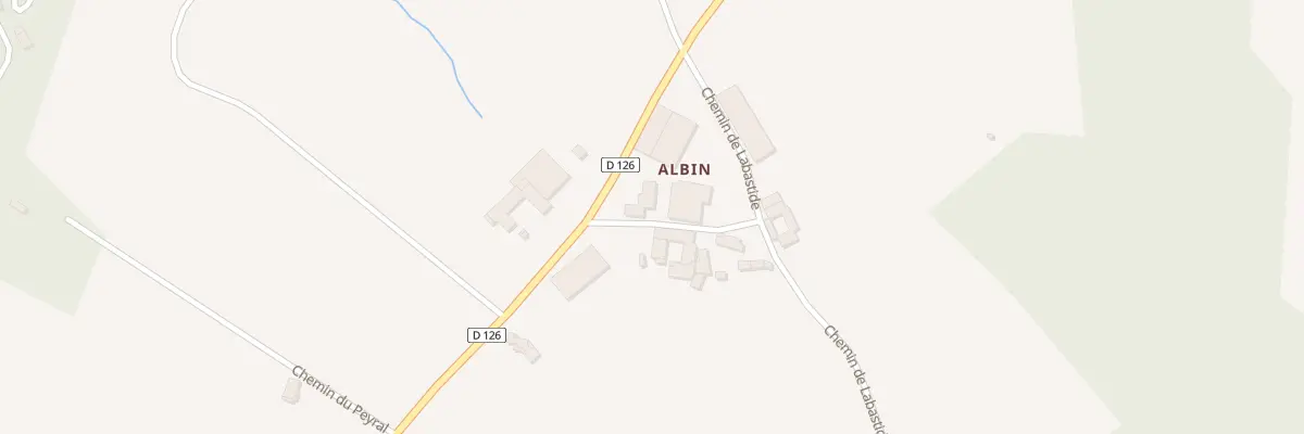 Plan du 5016 Albin au Dourn