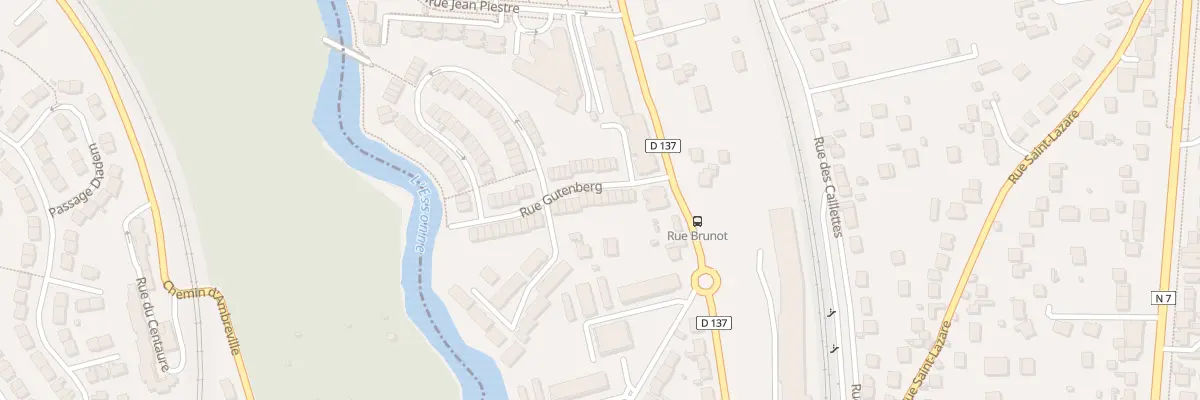 Plan du 11 Rue Gutenberg à Corbeil-Essonnes
