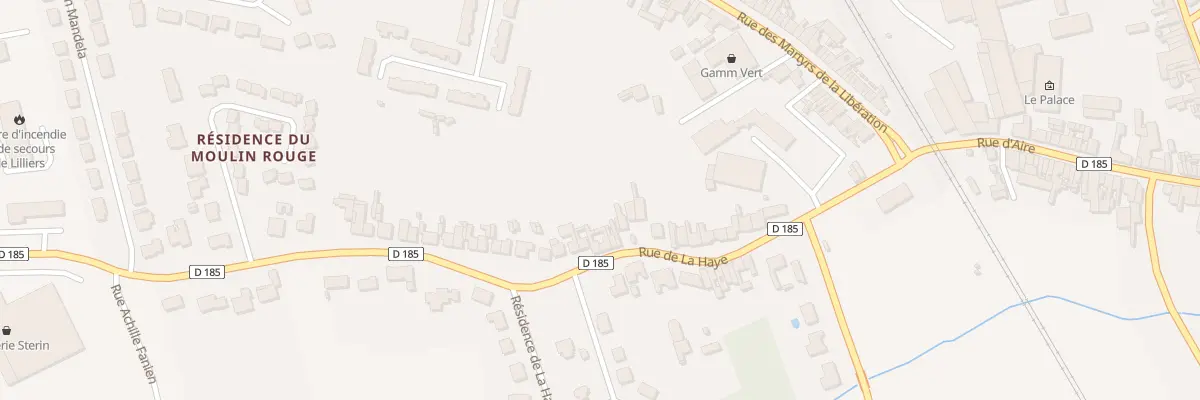 Plan du 37 Rue de la Haye à Lillers