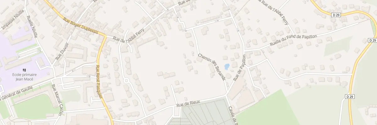 Plan du 197 Rue de Rieux à Liancourt
