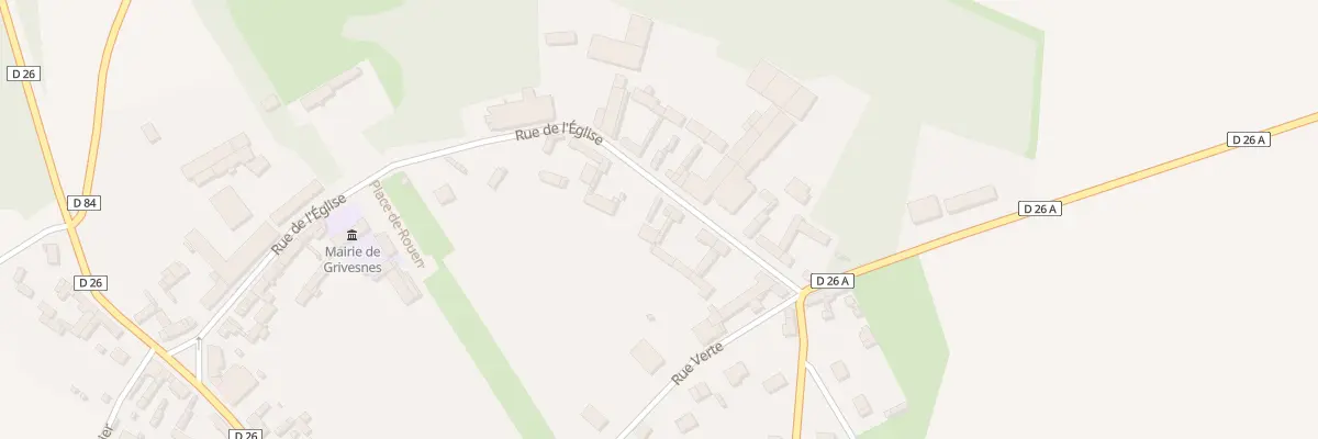 Plan du 28 Rue de l’Eglise à Grivesnes