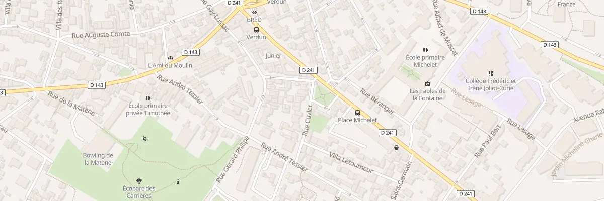 Plan du 21 Rue Cuvier à Fontenay-sous-Bois