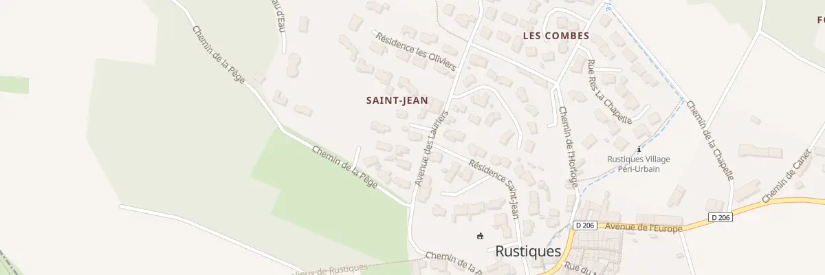Plan du 2 Av des Lauriers à Rustiques