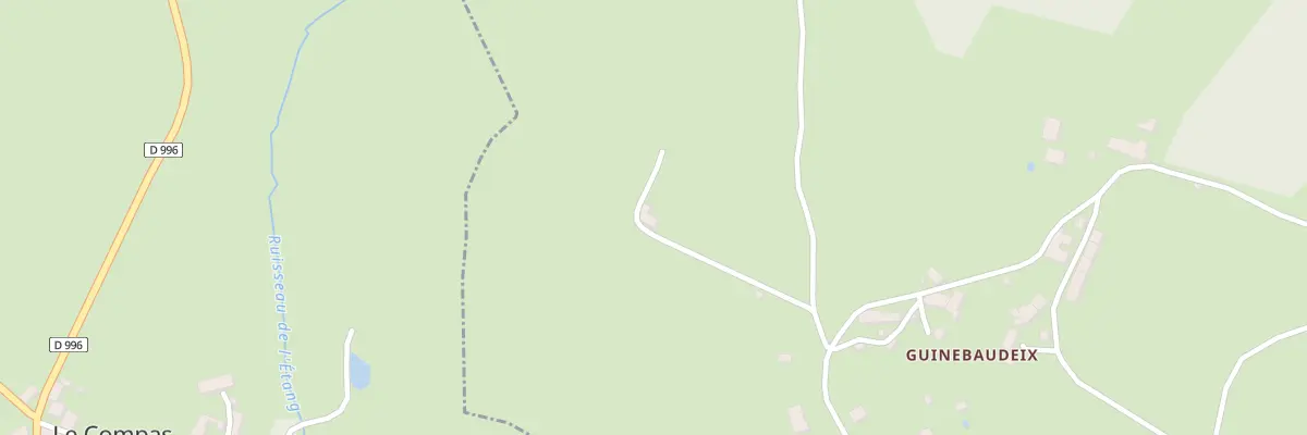 Plan du 5096 Guinebaudeix aux Mars