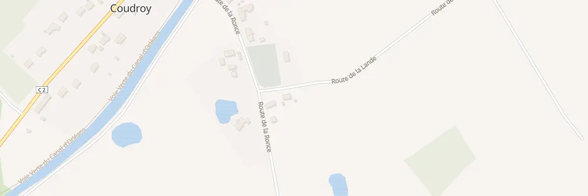 Plan du 4 Rte de la Lande à Coudroy
