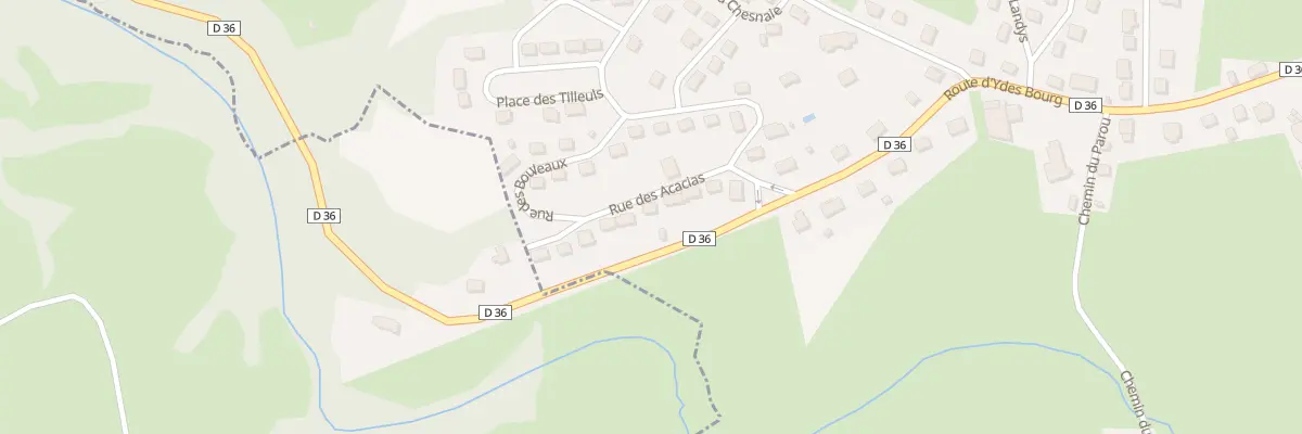Plan du 9 Rue des Accacias à Saignes
