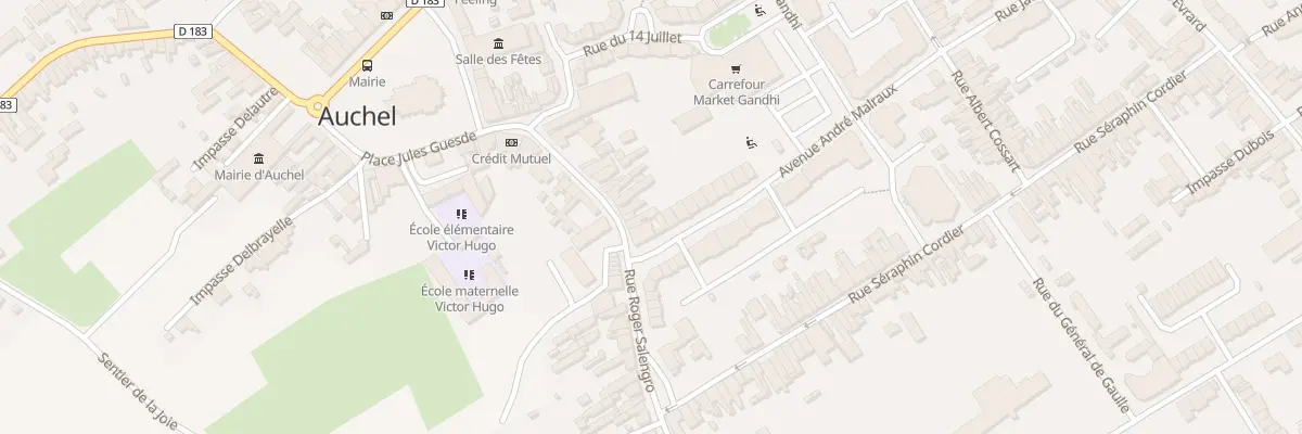 Plan du 41 Rue Roger Salengro à Auchel