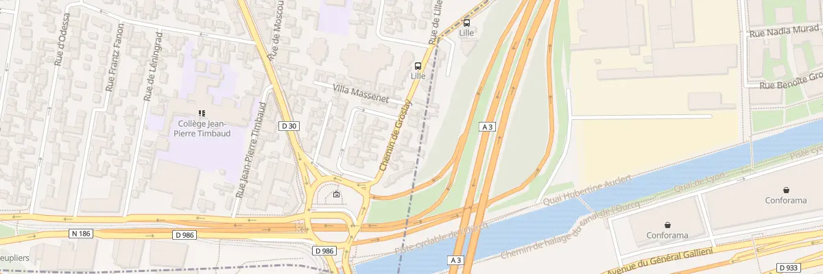 Plan du 28 Che de Groslay à Bobigny