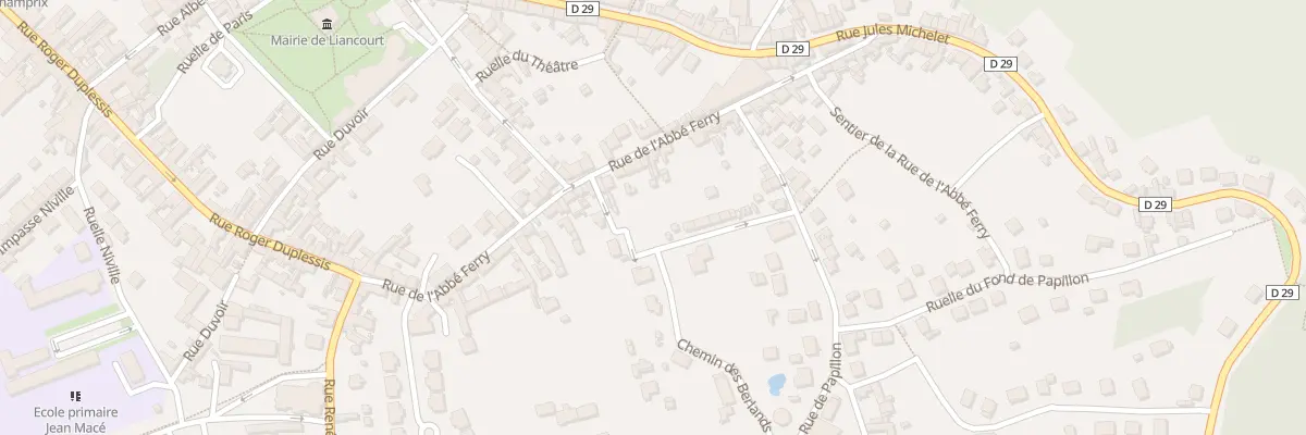 Plan du 24 Rue de l’Abbé Ferry à Liancourt