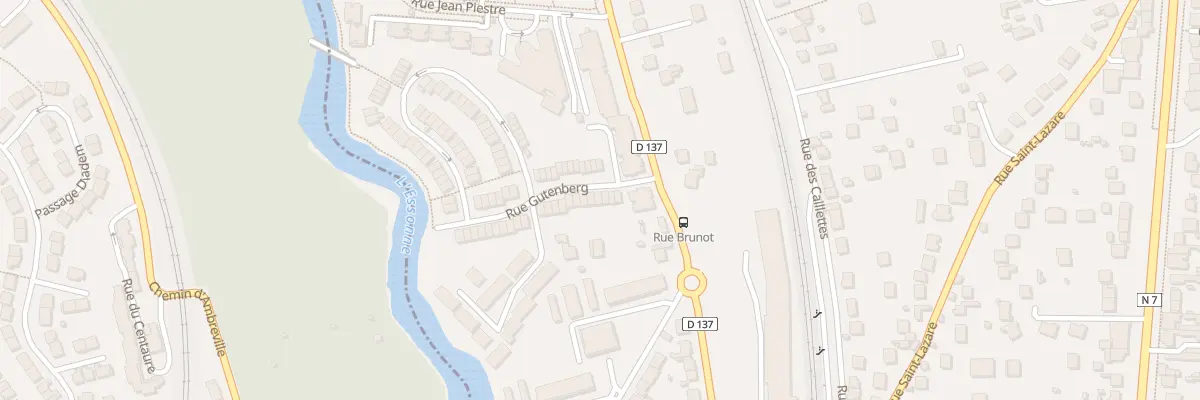 Plan du 7 Rue Gutenberg à Corbeil-Essonnes