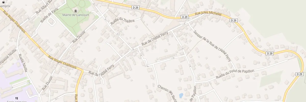 Plan du 26 Rue de l’Abbé Ferry à Liancourt
