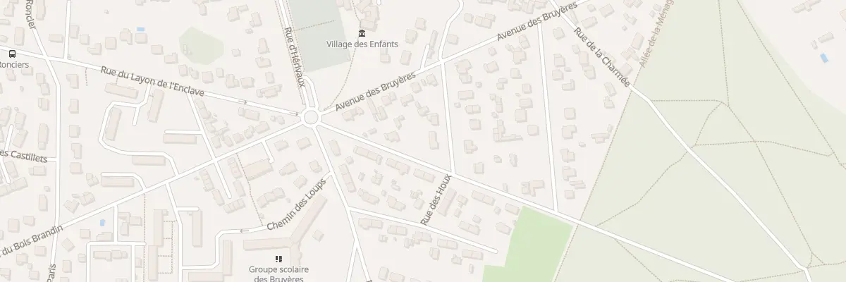 Plan du 8 Rue des Houx à Coye-la-Forêt