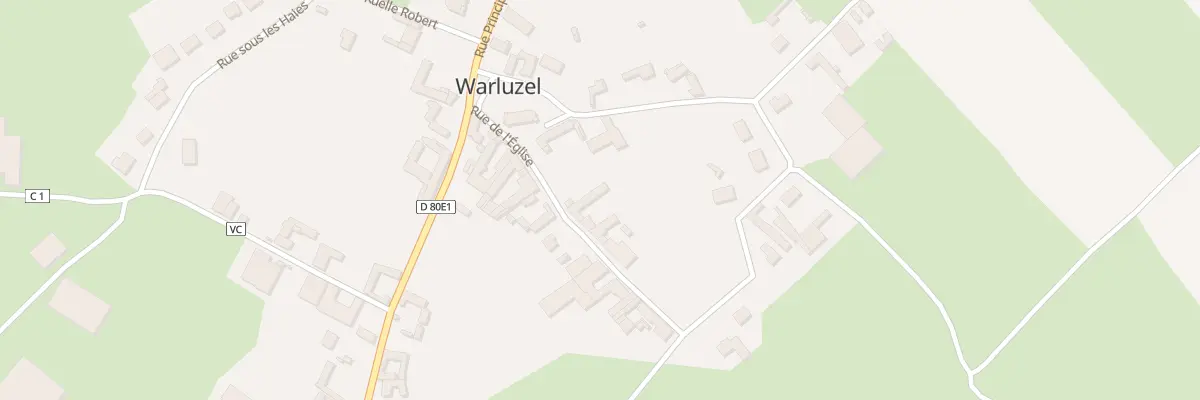 Plan du 5 Rue de l’Eglise à Warluzel
