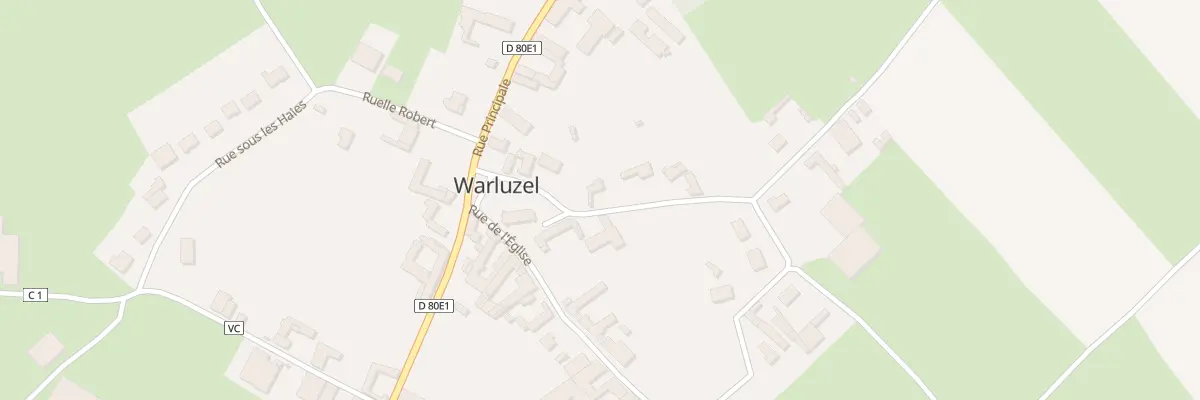 Plan du 5 Rue de la Chapelle à Warluzel