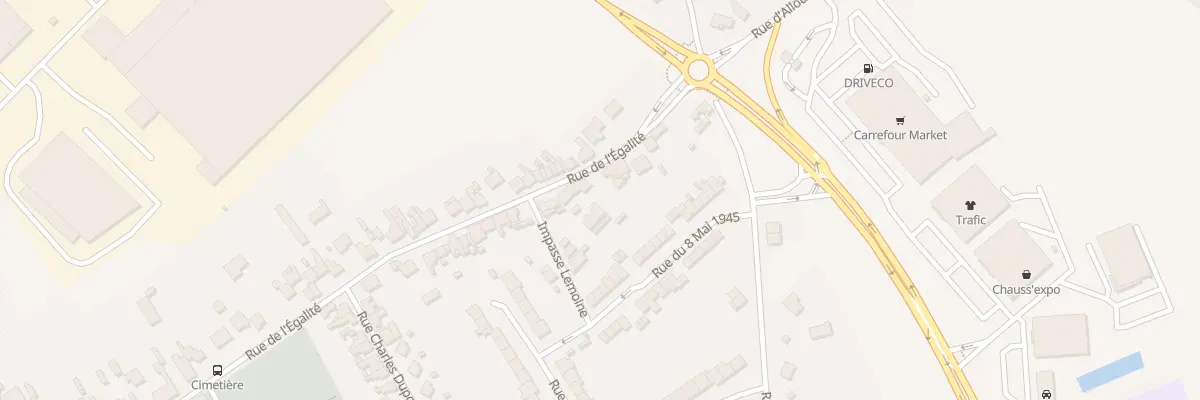 Plan du 58 Rue de l’Egalité à Auchel
