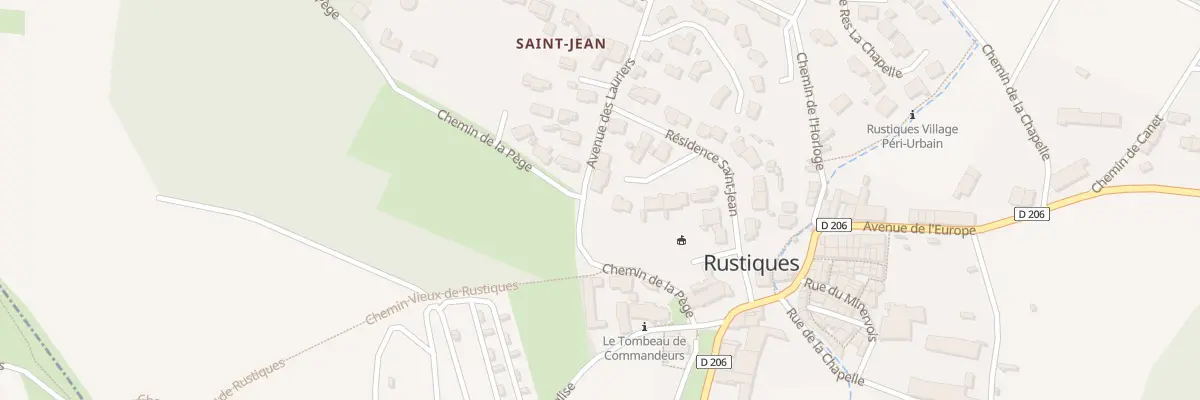 Plan du 14 Res Saint-Jean à Rustiques