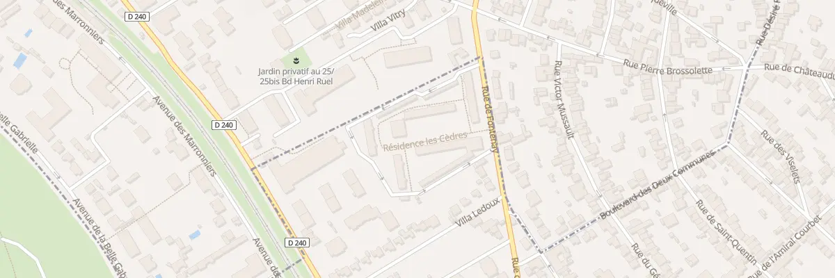 Plan du 101 Rue de Fontenay à Nogent-sur-Marne
