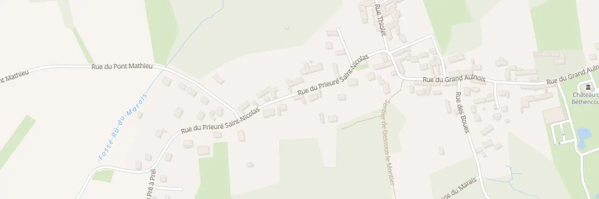 Plan du 19 Rue du Prieuré Saint-nicolas à Bailleval
