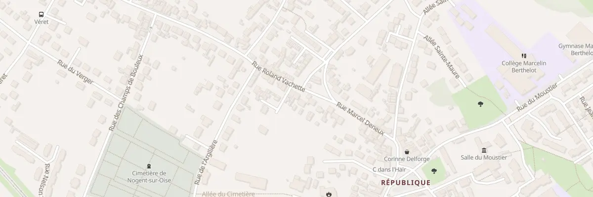 Plan du 9 Rue Roland Vachette à Nogent-sur-Oise