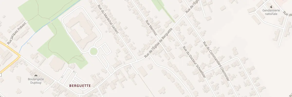 Plan du 51 Rue de l’Eglise de Berguette à Isbergues