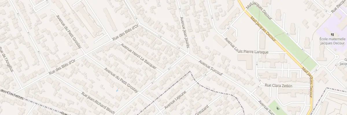 Plan du 4 Rue des Mascottes au Blanc-Mesnil