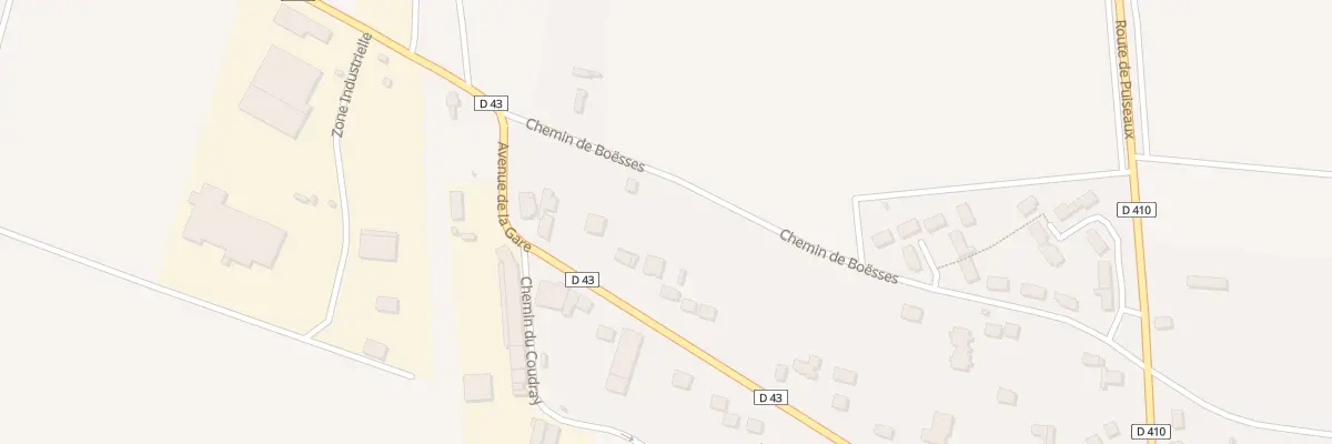 Plan du 36 Av de la Gare à Beaumont-du-Gâtinais