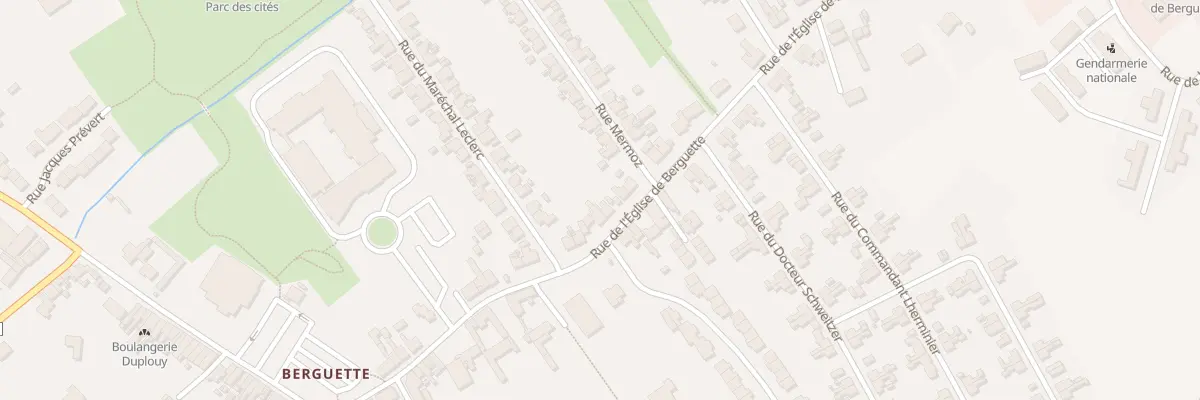 Plan du 53 Rue de l’Eglise de Berguette à Isbergues