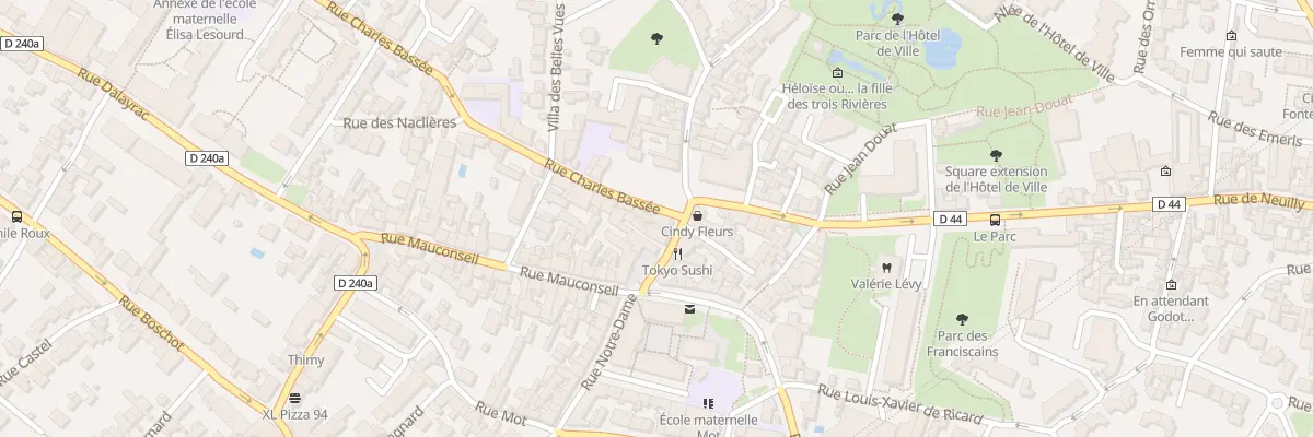 Plan du 1 Rue Charles Bassée à Fontenay-sous-Bois