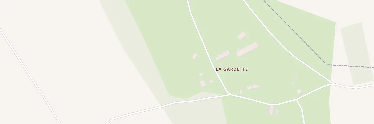 Plan du 5245 La Gardette à Courçais