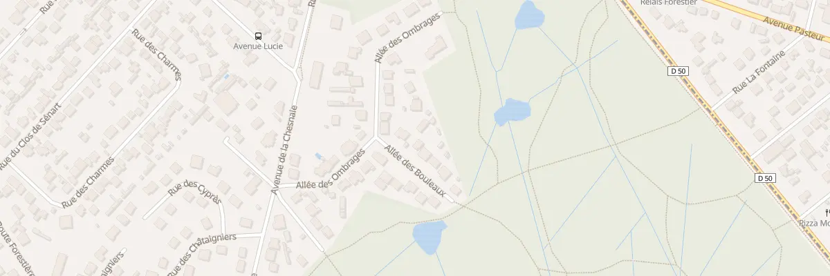 Plan du 3B All des Bouleaux à Montgeron