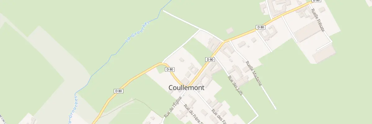 Plan du 28 Rue Principale à Coullemont