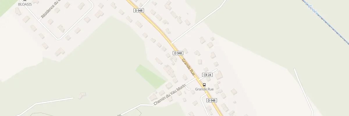 Plan du 40 Grande Rue à Oncy-sur-École