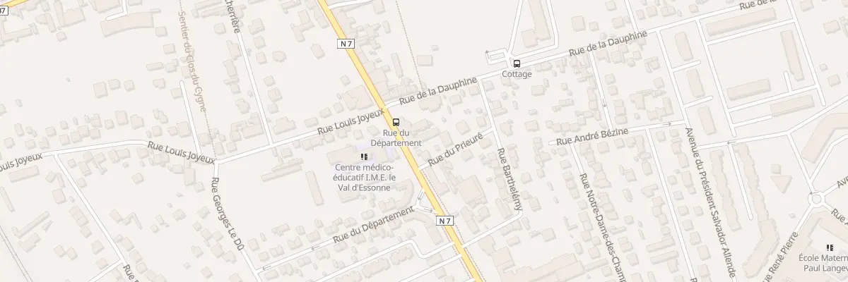 Plan du 7 Bd de Fontainebleau à Corbeil-Essonnes