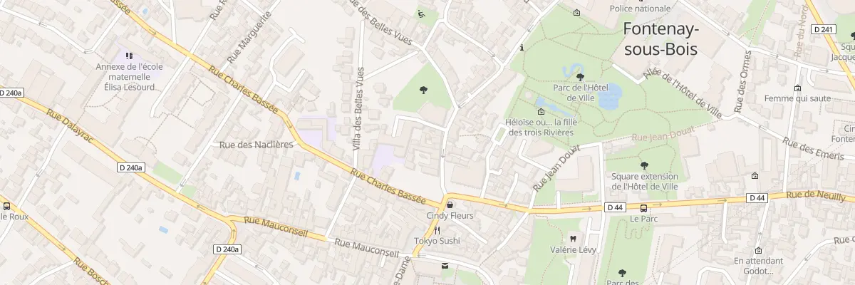 Plan du 15 Rue de Rosny à Fontenay-sous-Bois