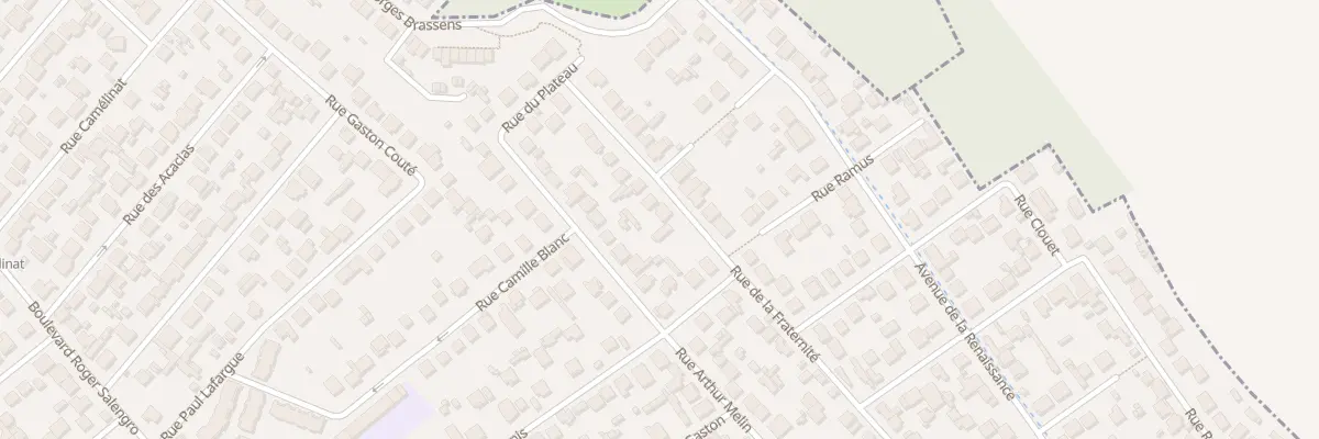 Plan du 45 Rue de la Fraternite à Goussainville