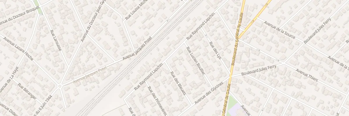 Plan du 22 Rue Raymond Lapchin à Goussainville